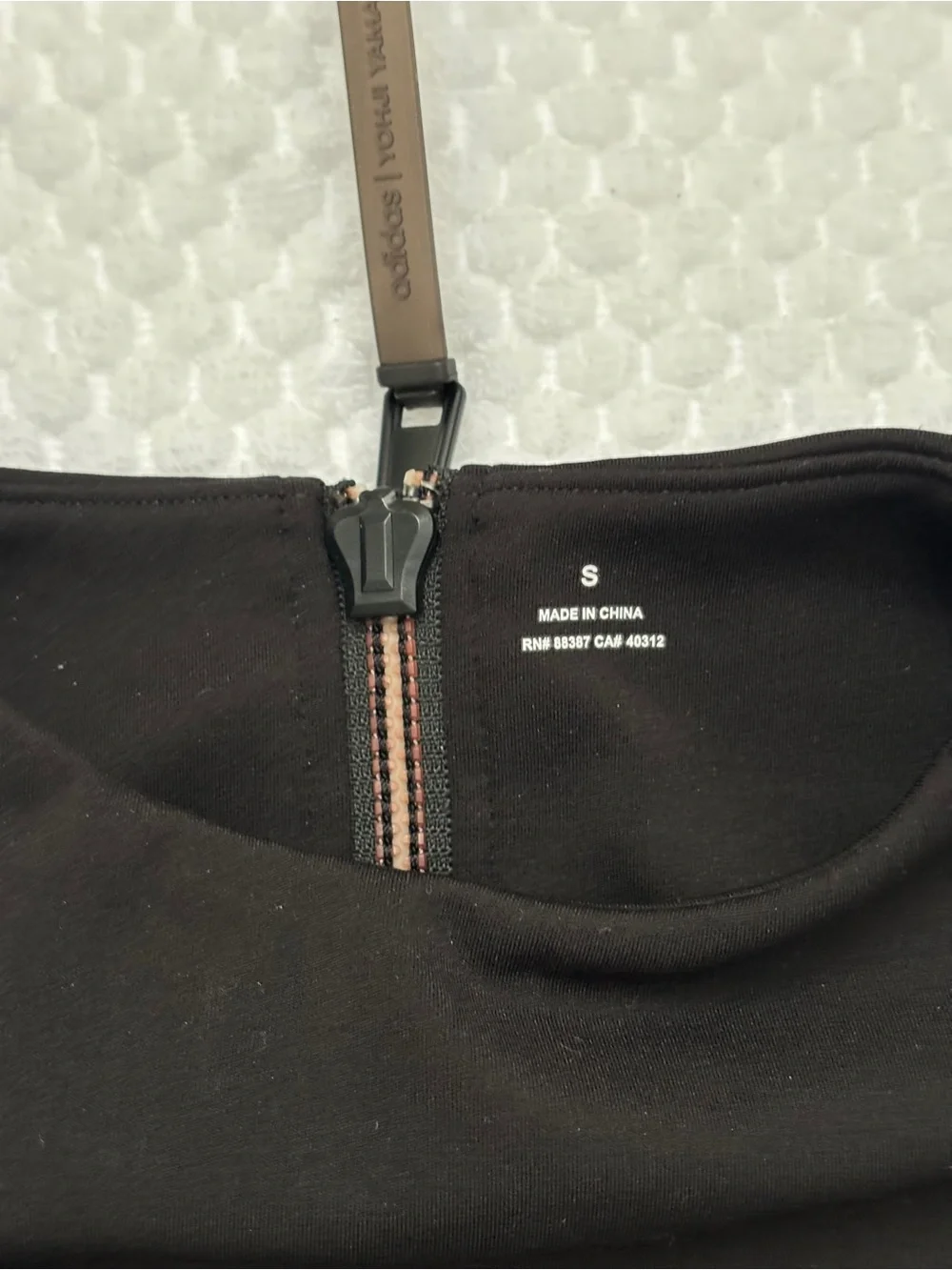 Y-3 Adidas Rash Guard Long Sleeve Crop Top